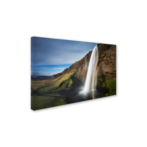 Bragi Ingibergsson 'Seljalandsfoss' Canvas Art,30x47